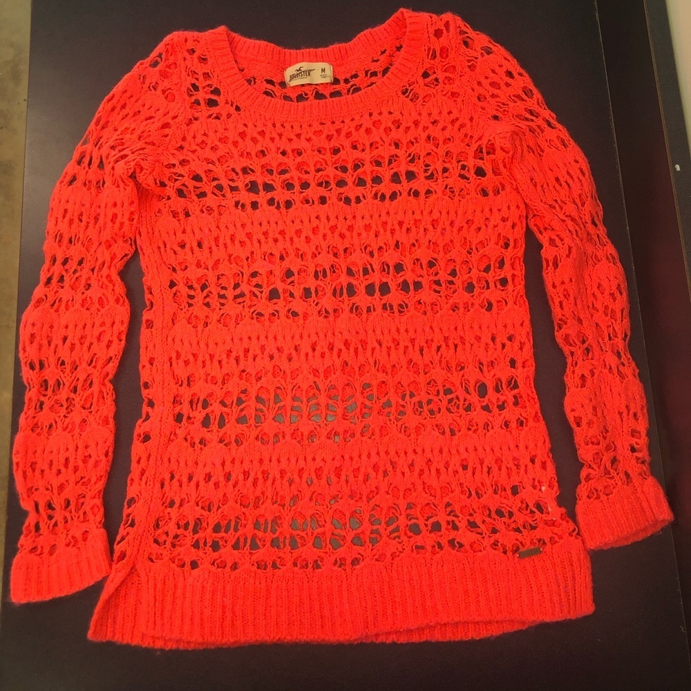Hollister Women knit wool sweater long sleeve
